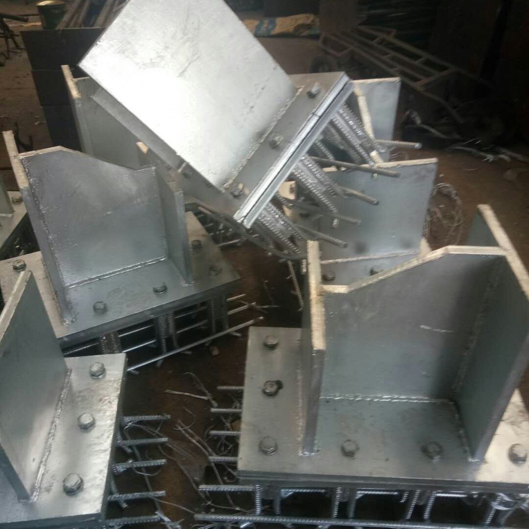 热镀锌钢板垫块 T型钢 牛担板现货 预埋件焊接折弯打孔压弧防落梁