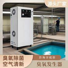 大型臭氧发生器100G氧气源养殖桶装水泳池工业空间水箱杀菌消毒器