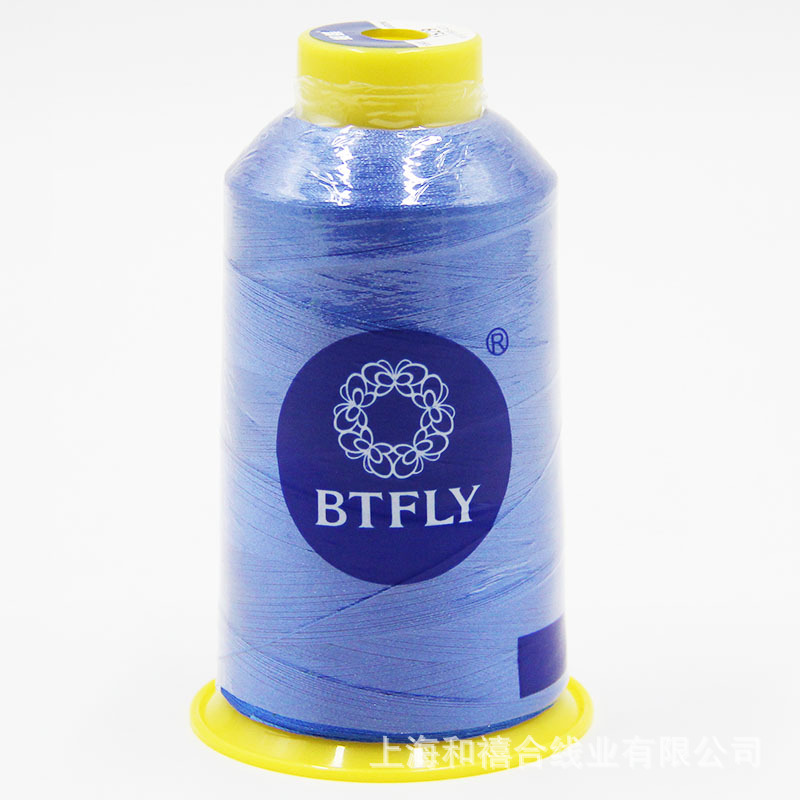 Mariposa marca hilo de bordado 108D / 2 hilo de bordado de poliéster de alta temperatura no desvanecerse calidad ecológica resistente al lavado brillante