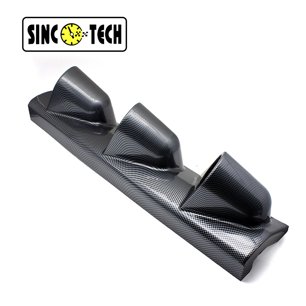 Car Instrument Modification Universal Single Hole Double Hole Three Hole Instrument Frame 52mm Triple Instrument Holder Instrument Cover