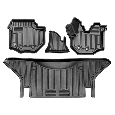 TPE foot pad is suitable for right rudder Toyota sea lion HIACE 200 series right peptide right driving foot pad wear-resistant car foot pad (Modelə uyğun ayaqaltı) - hiace-200-tie-foot-pad