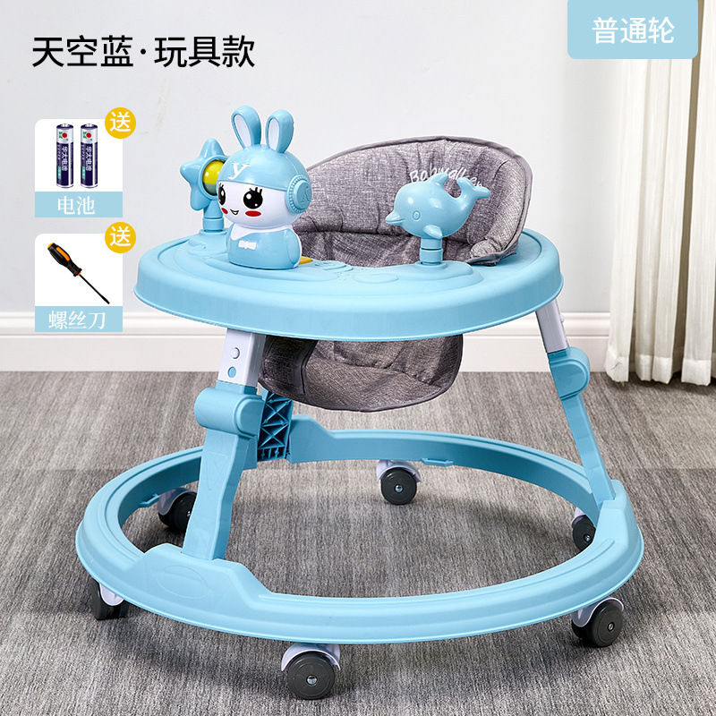 616 블루는 6~18개월 아기에게 적합합니다. 일반 바퀴 + 음악 장난감