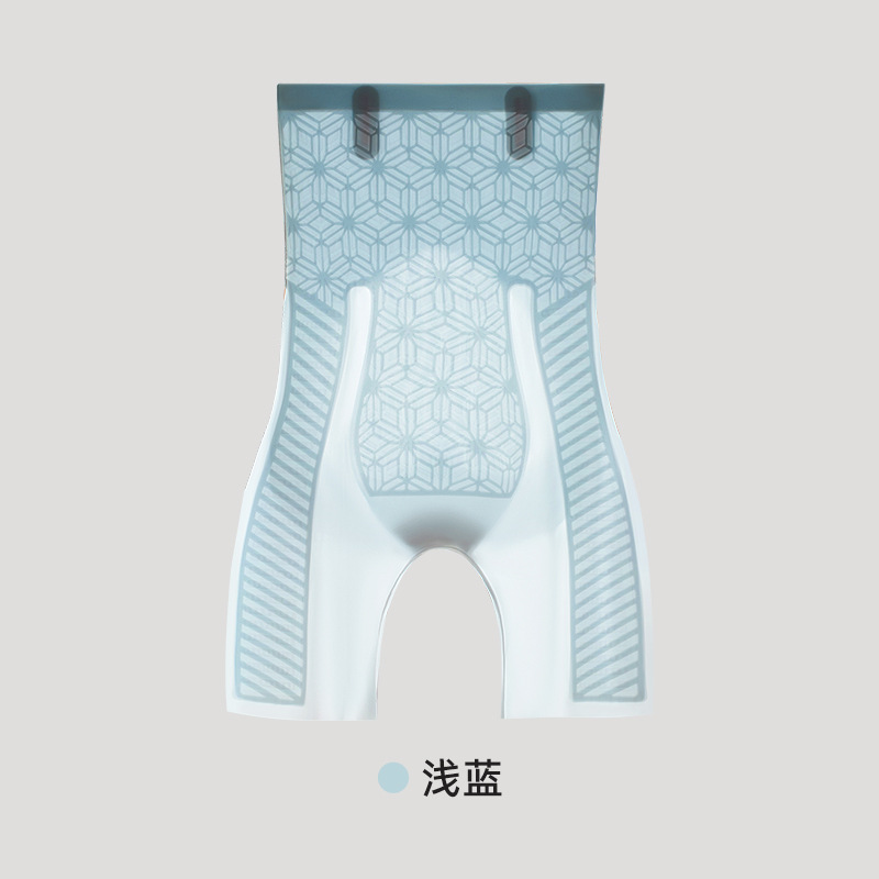 Vivir popular pequeño copo de nieve jalea tira de plástico cintura vientre que forma los pantalones de alta elástica transpirable malla de tela cadera Levantamiento de cadera que forma los pantalones