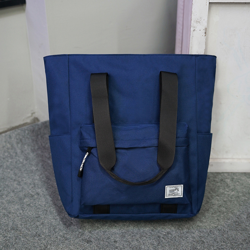 メンズハンドバッグ韓国版授業補習手持ちカバントートシンプル学生大容量カジュアルショルダーバッグ女性