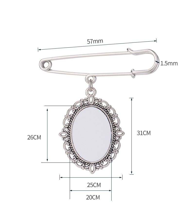 Fashion Oval Alloy Pearl Women's Brooches display picture 1