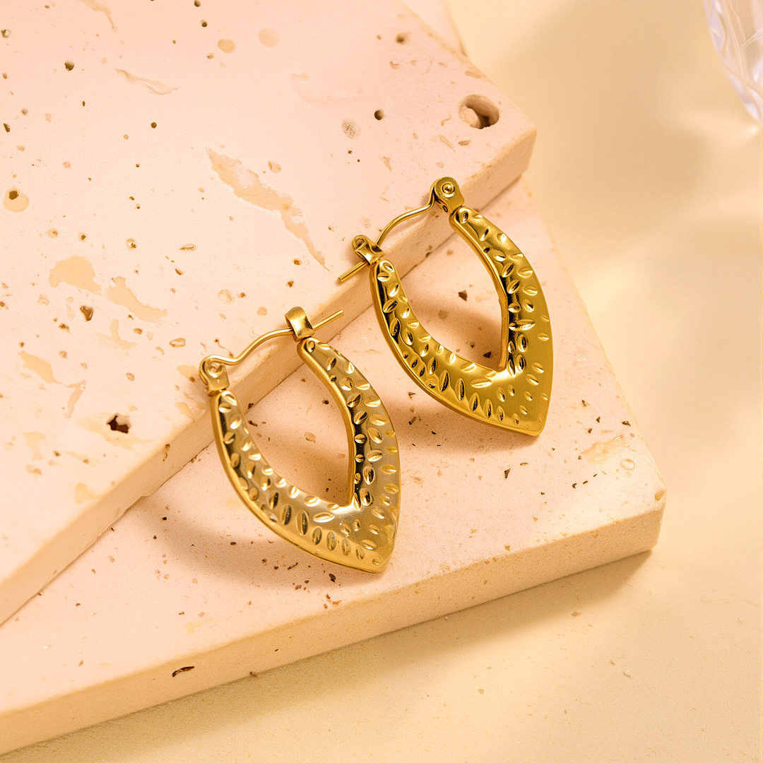 Eh089 earrings gold
