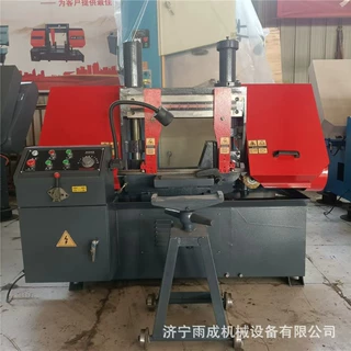 液压半自动铝管钢筋带锯切割机 金属带锯床 4230单立柱龙门锯床