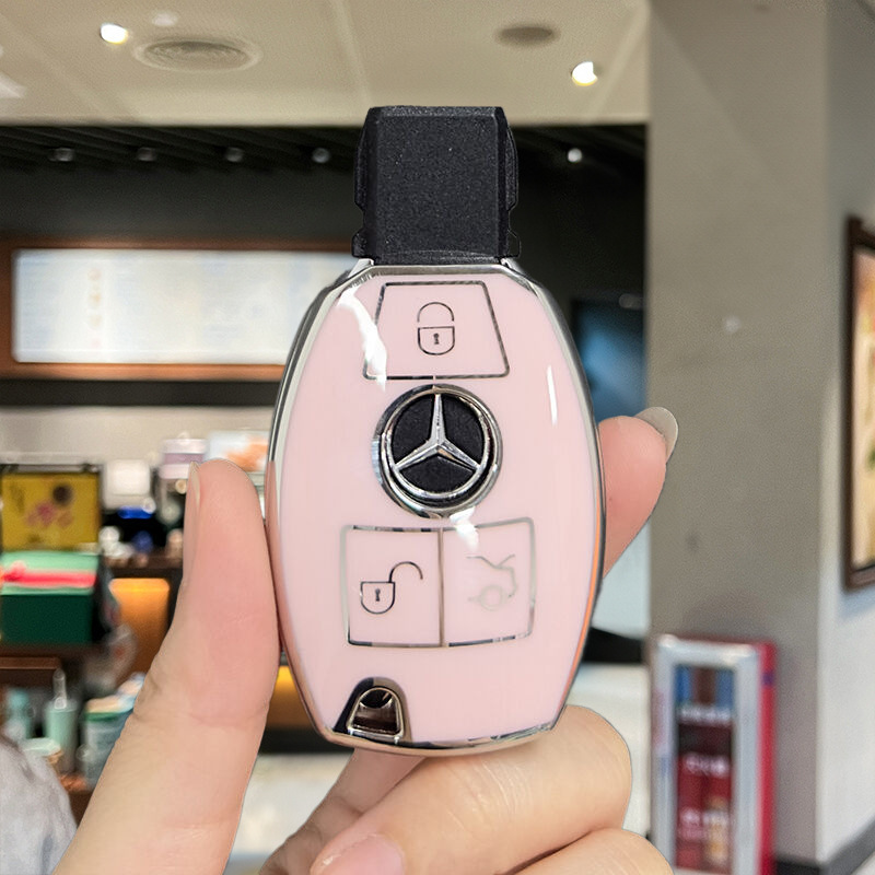 Mercedes-Benz key cover new A- class C- class E-class A200L package C260L car E300L shell GLC300/GLE/GLA female buckle