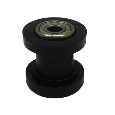Motorcycle modified chain tensioner guide sprocket sliding wheel 8/10mm (Motosiklet ləvazimatları və aksesuarları) - black-8mm