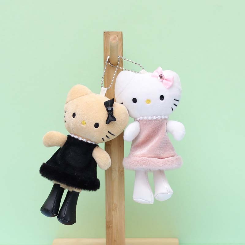 新しい子猫キーホルダー、かわいいぬいぐるみ、長い脚のKT猫人形、漫画のドールマシン人形、卸売|undefined