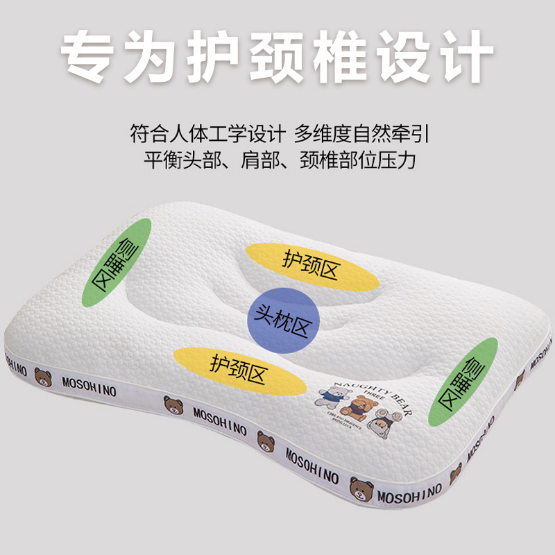 枕コア頸椎サポート睡眠枕ホームメーカー卸売カスタマイズされたシングルパーティション非崩壊シングル全頭|undefined