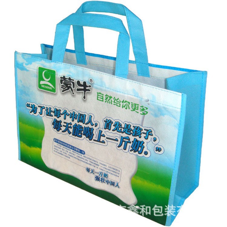 供应彩印覆膜无纺布环保袋 PP无纺布袋 PP购物袋 PP包装袋