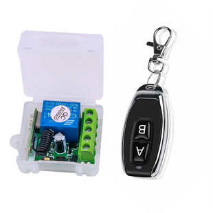 DC12V1 wireless remote control switch + metal pepper 2 key foreign trade suppliers have CE 433m