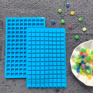 126 Grids Square Ice Tray Chocolate Fudge Silicone Mold Ice Tray DIY Cake Biscuit Pudding Baking Mold 409