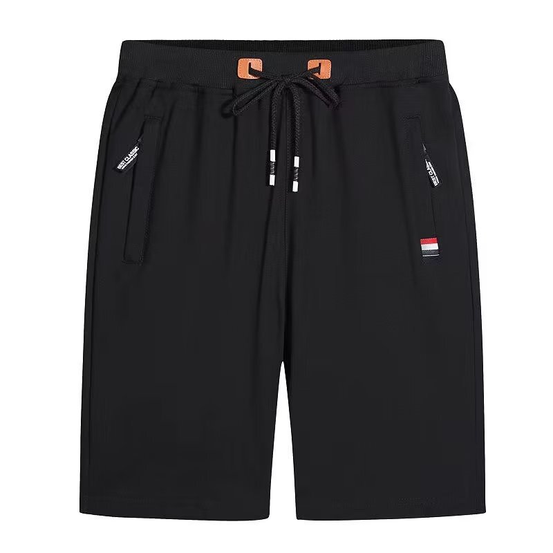Shirt Women's Clothing Sports Casual Shorts Men's Korean Style Aunt Summer New Three-Color Zipper Outer Wear Five-Quarter Pants