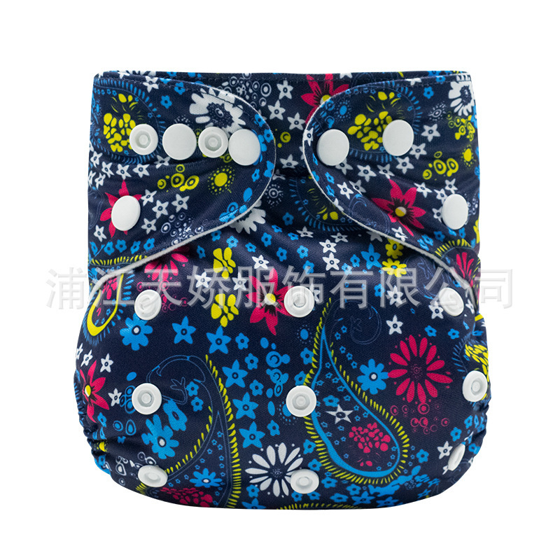 メーカークロスボーダー赤ちゃんおむつ洗える尿不湿通気性プリントトレーニングパンツcloth diaper|undefined