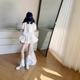 少女透气时尚公主范小香风连衣裙2025女童夏季新款高级蓬蓬裙潮流