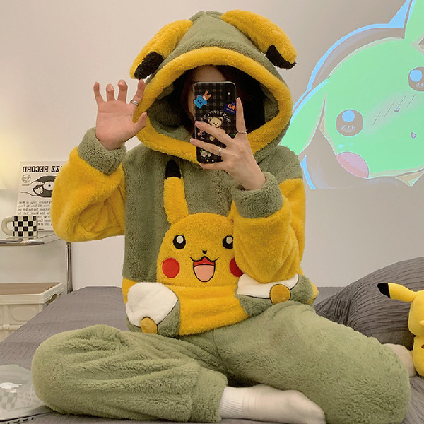 Winter flannel cartoon pijama