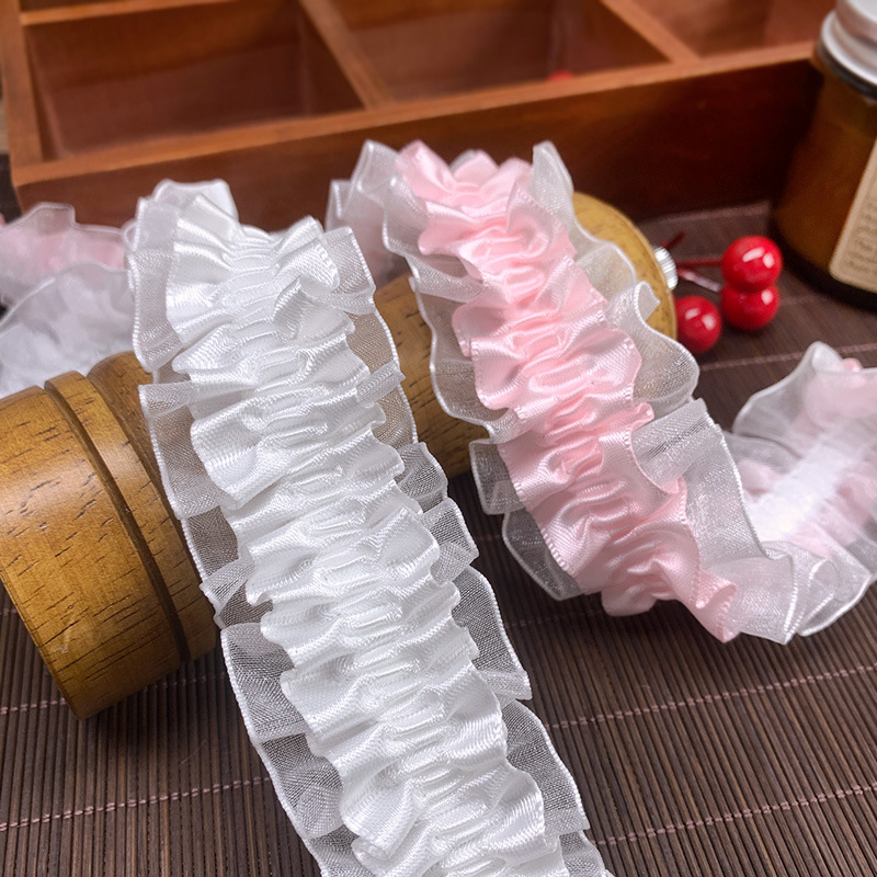 黑色小香风蕾丝花边辅料高档刺绣布料痛包装饰带丝带服装diy材料