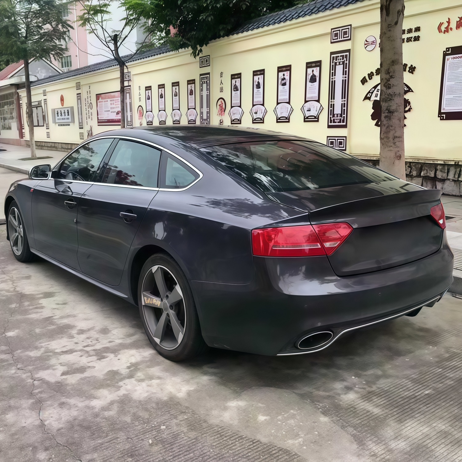 08-16 models, specifically designed for Audi A5 rear bumpers, RS5-style body kit, professional upgrade and modification parts, wholesale
