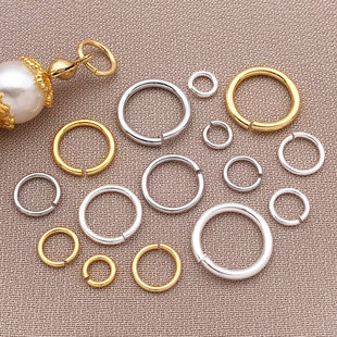 18K�~����ɫ�_��Ȧƽ��Ȧ�Ʒ���diy������_�ڭh�ֹ�����