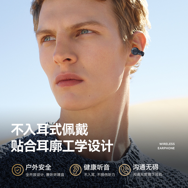 Auriculares Bluetooth inalámbricos M52 transfronterizos Pantalla digital Reducción de ruido de pantalla Batería de larga duración Mini auricular Bluetooth no inductor para dormir