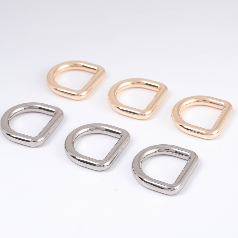 Bag Hardware Semi-Circular D-Shaped Buckle D-Shaped Ring Buckle Metal Semi-Circular Buckle for Bags D-Shaped Key Buckle Hardware Accessories Customization Bag Hardware Semi-Circular D-Shaped Buckle D-Shaped Ring Buckle Metal Semi-Circular Buckle for Bags D-Shaped Key Buckle Hardware Accessories Customization
