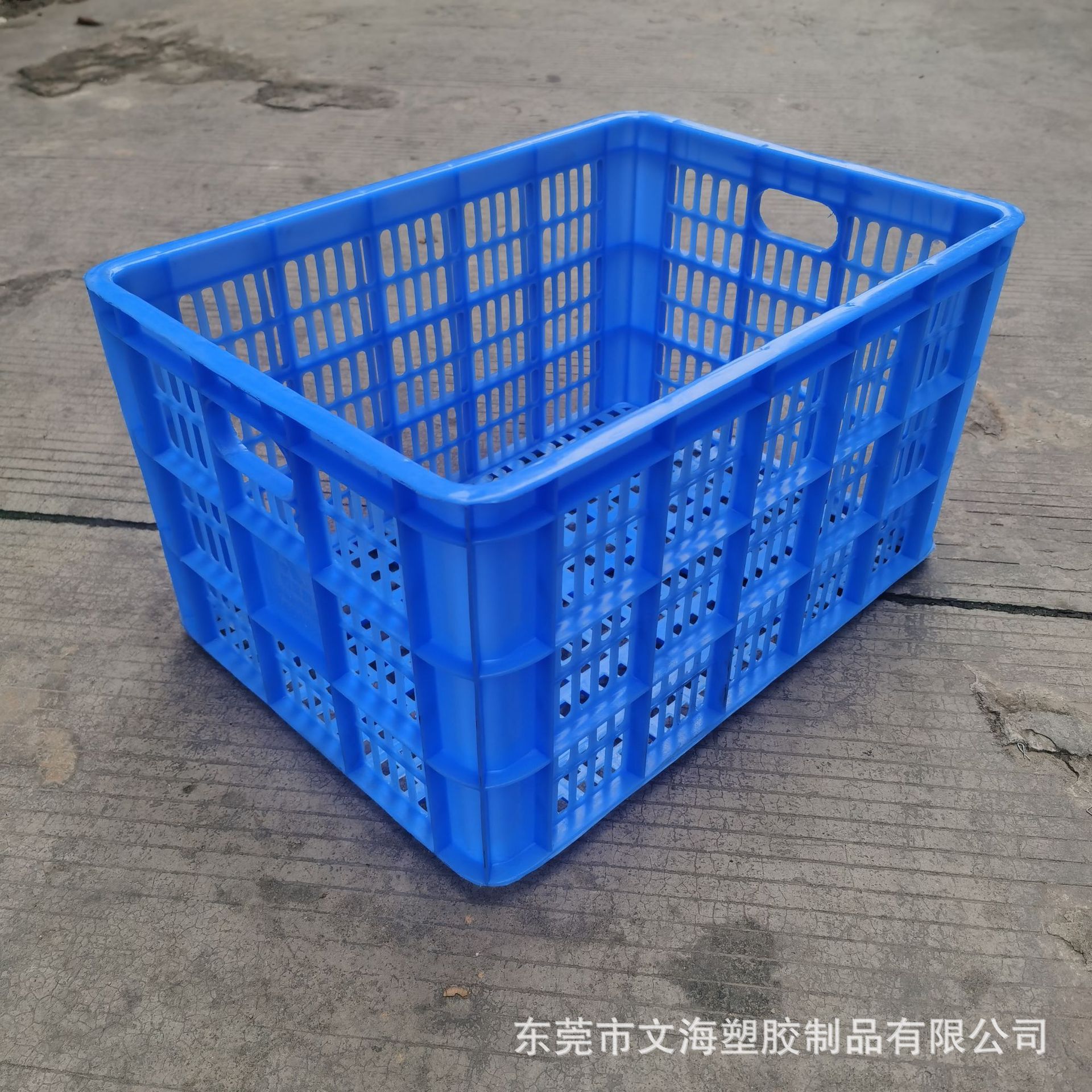 新料网格6号塑料周转框 长方形加厚塑料周转箩 车间镂空塑胶框