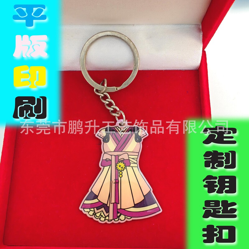 Flat Printing Metal Keychains, Anime Keychains, Online Design, Urgent Orders Given Priority, Minimum Order Quantity of One Piece