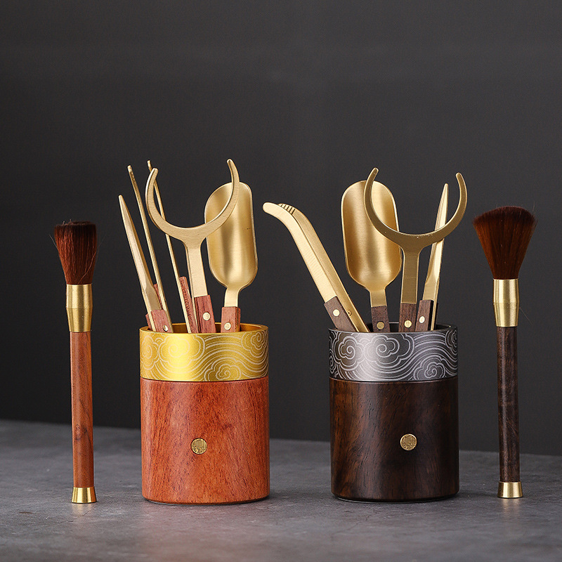 Tea Ceremony Six Gentlemen Set Copper Accessories Household High-end…