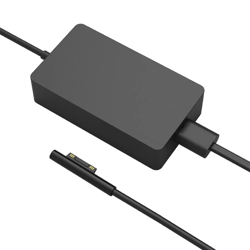 Adaptador de Corriente para Microsoft Surface Pro 6, Cargador Portátil, Carga Directa