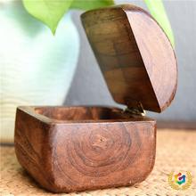 ✅泰国实木收纳盒实木牙签盒盒子家居饰品桌面摆件首饰盒东南亚风