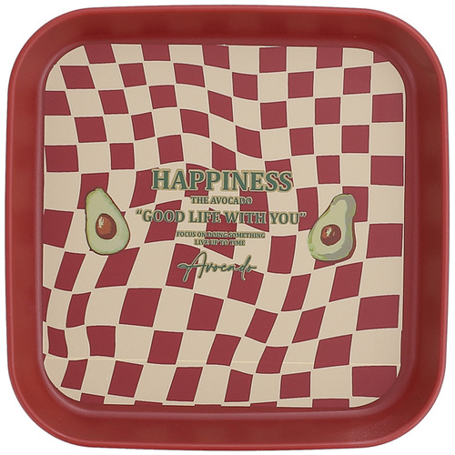 Bonescraper small plate food grade plastic bone scraper tray household fruit plate desktop waste plate snack plate original