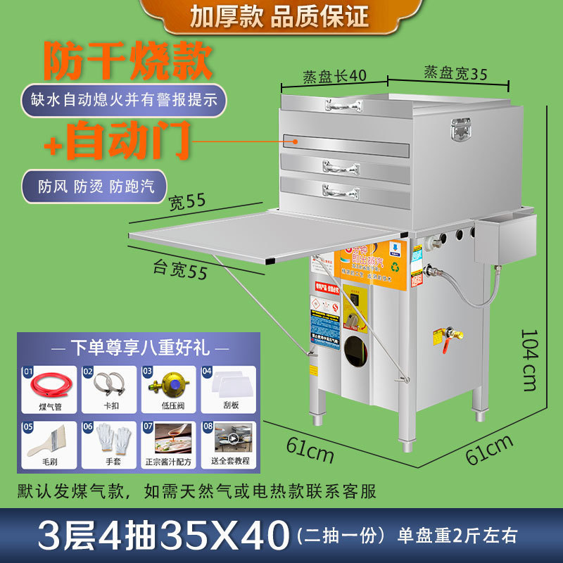 Tienda comercial de molino de salchichas de piedra de pumice colocado en el suelo para un soporte de polvo de vapor de horno de vapor de ahorro de energía