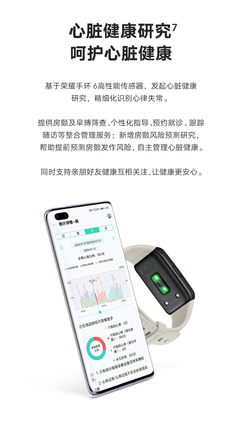 Compatible with Honor Band 6, blood oxygen, sleep, heart rate monitoring, NFC scan code payment, colorful screen, smart Bluetooth Band 6 undefined
