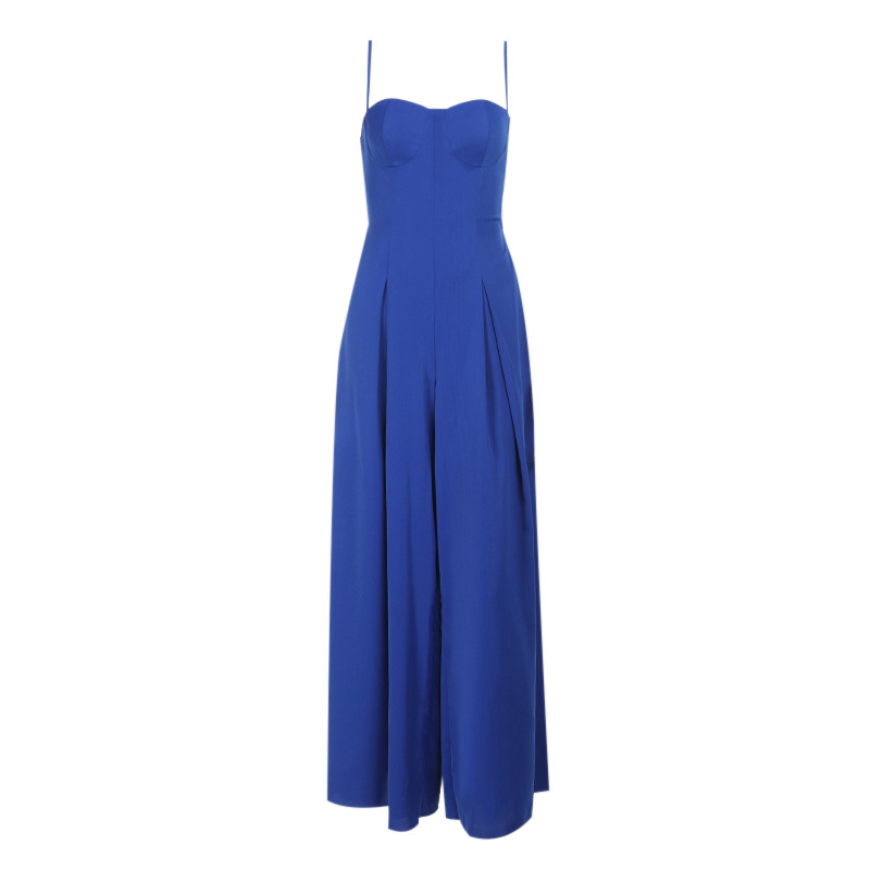 YJ25056 Tik Tok nuevo tirante de pierna ancha mono mujer moda europea y americana mono casual
