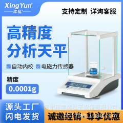 幸運電子分析天秤万分の1 0.1mg実験室高精度電子秤0.0001g