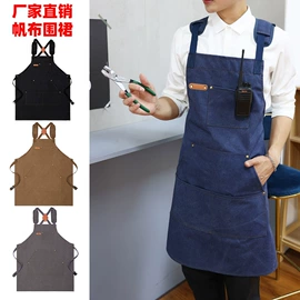 围裙、袖套;工作帽