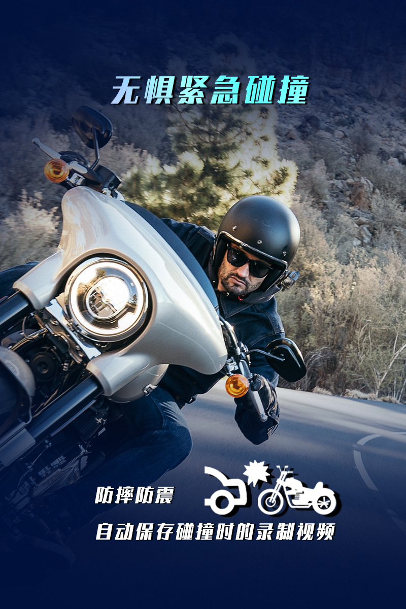 Lu Yi R3 Pro Motorcycle Built-In Helmet Bluetooth Headset Heavy Motorcycle Driving Recorder Camera Integrated Wholesale
