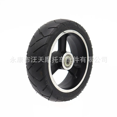 Hub inch solid tire 5.5x 2 - 55x2-solid-tire-aluminum-wheel-hub-8mm
