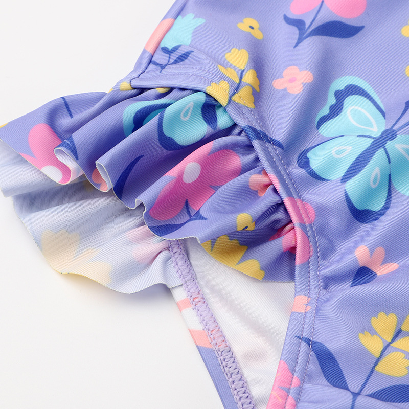 Children's high quality quick dry swimwear girl's for early age, princess style 4