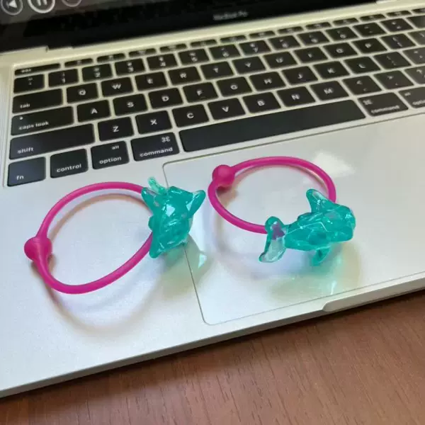Dolphin bracelet toy, mermaid-themed toy, dolphin bracelet