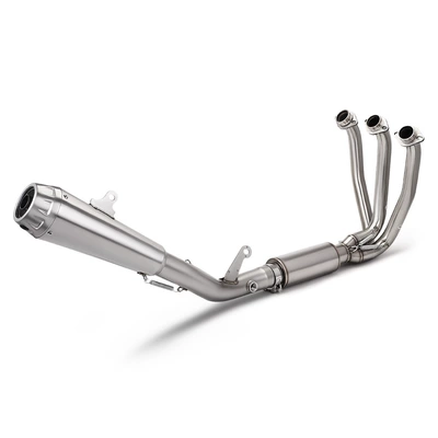 Motorcycle exhaust pipe Dual Outlet Front and Rear