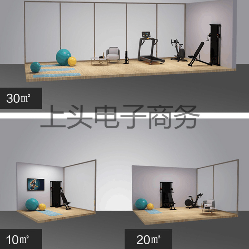 El fabricante suministra directamente un conjunto completo de equipos de fitness de la unidad, un estudio de equipos de gimnasio familiar, un paquete de equipos deportivos comerciales. image 4