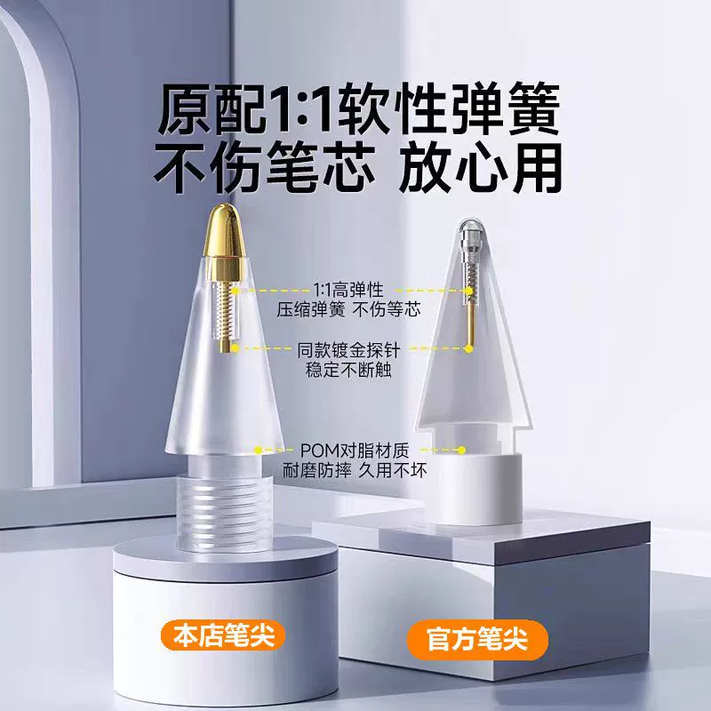 2B S тихая ручка для пера, ReplacePen голова пера, подходит для ApplePencil, наконечник трубопровода, щеточная кисть, набор