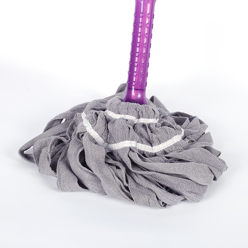 Rotación de tela plegable cabeza de la fregona limpieza del hogar fuerte absorbente fregona cabeza húmeda y seca de doble uso fregona perezosa venta al por mayor