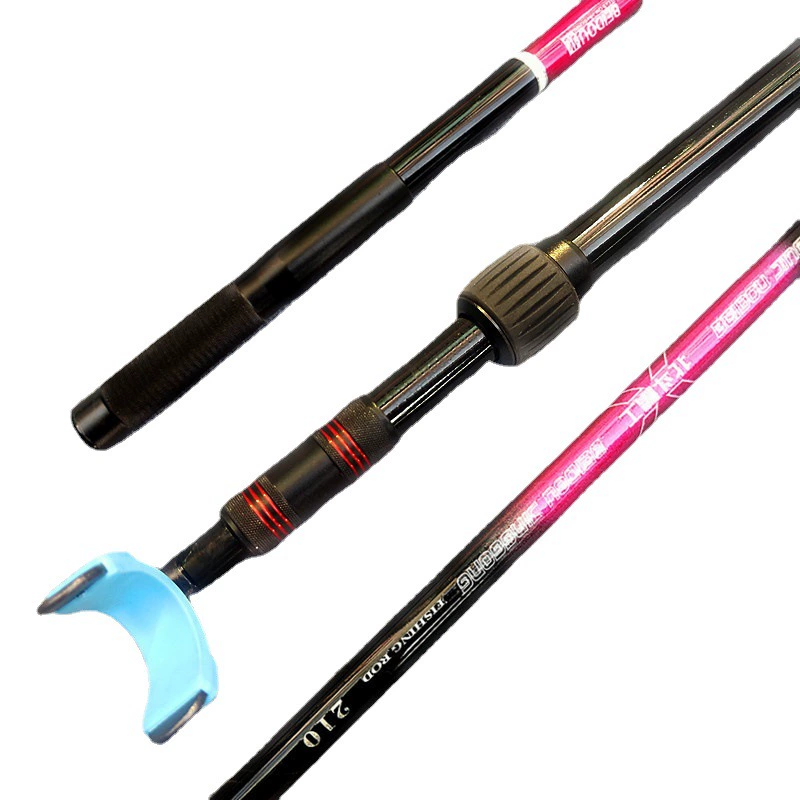 Carbon copying network bracket ultra -hard -hard fish ultra -net rod full set of fishing telescopic positioning cannon tablet holders wholesale