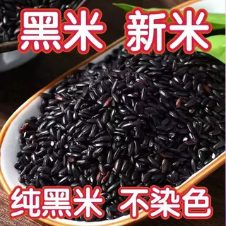 黑米批发500克东北黑香米黑糙米黑粥米五谷杂粮直播厂家直供