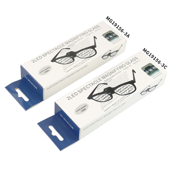 New product 19156-3 glasses-type magnifying glass with 2LED lamp…