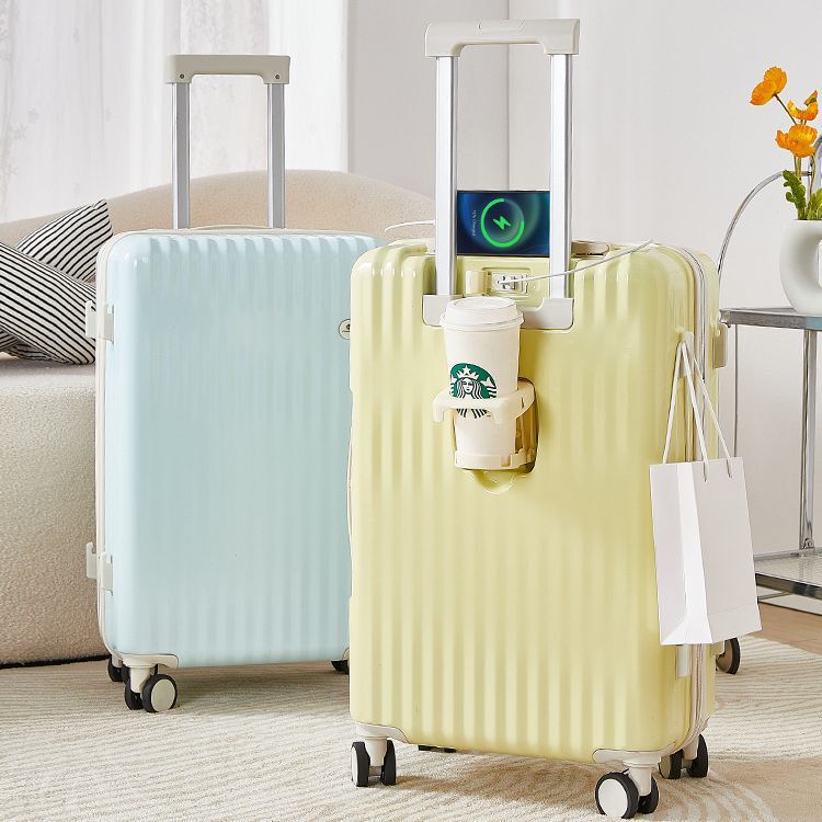 Luggage 24inch Password Box Female Student Trolley Case Large Capacity Suitcase Male Silent Universal Wheel Macaron Bag